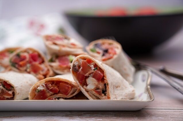 burrito cu somon